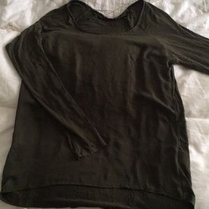 Anthropologie LS tunic tee